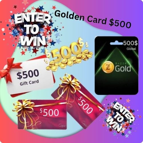 Win Golden Card $500 gift card