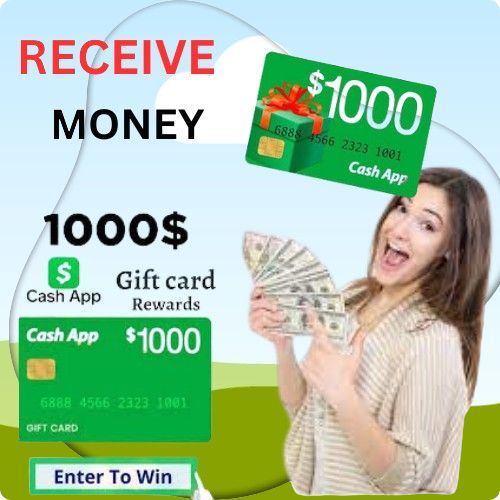 Resived maney $1000 gift card